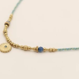 Collier Louise bleu turquoise – Image 2