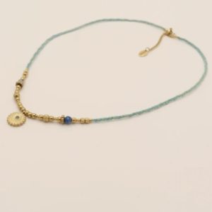 Collier Louise bleu turquoise – Image 3