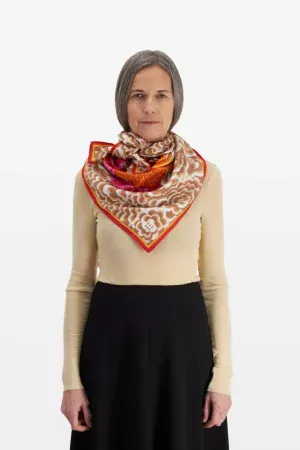 Foulard Dragon orange – Image 4