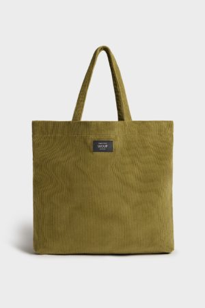 Olive tote bag
