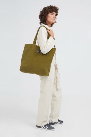 Olive tote bag – Image 3