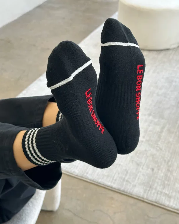 chaussettes girlfriend noire