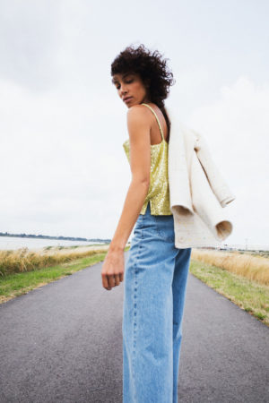 top yellow sequins – Image 5