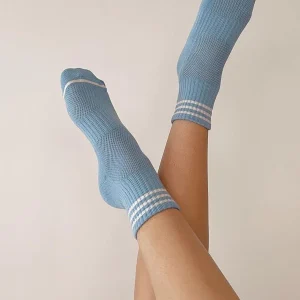 chaussettes girlfriend parisian blue