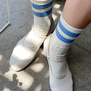 chaussettes her varsity bleues – Image 3