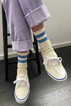 chaussettes her varsity bleues