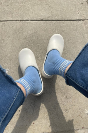 chaussettes girlfriend parisian blue – Image 3