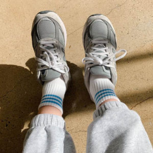 chaussettes girlfriend ivoire – Image 2