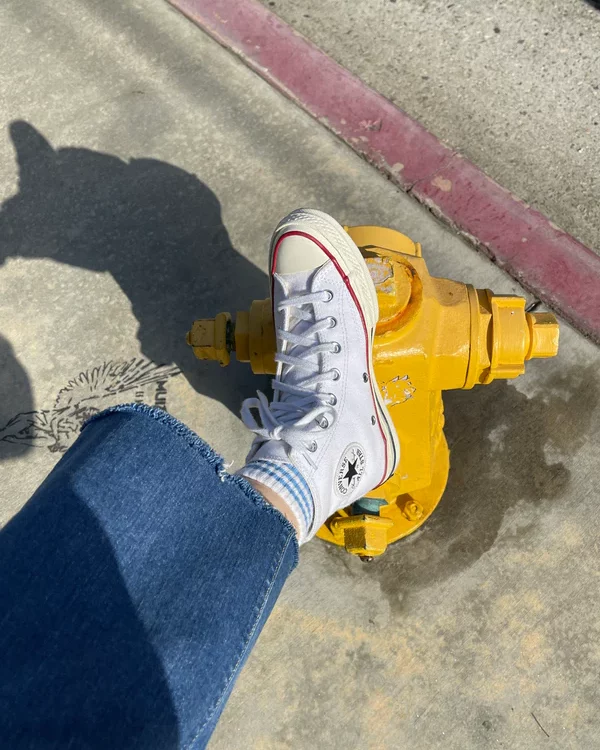 chaussettes girlfriend ivoire