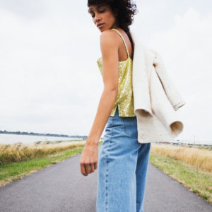 top yellow sequins – Image 5