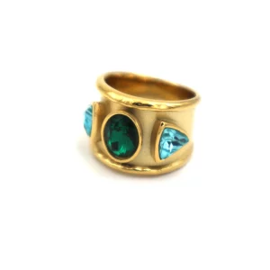 bague sari green