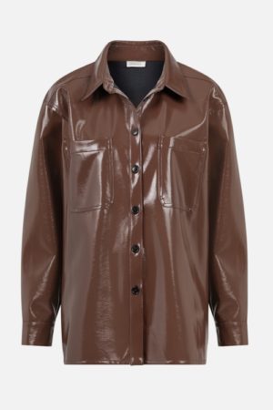 Veste/Chemise Louise coffe brown