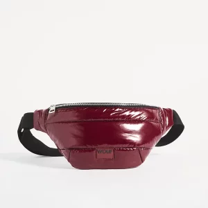 sac banane burgundy glossy