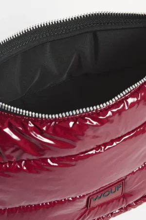 sac crossbody burgundy glossy – Image 4