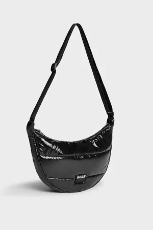 sac crossbody black glossy – Image 5