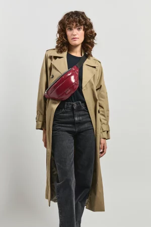 sac banane burgundy glossy – Image 3