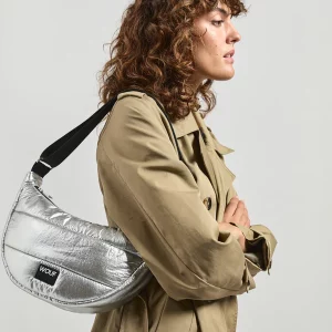 sac crossbody silver glossy – Image 2
