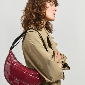 sac crossbody burgundy glossy – Image 2