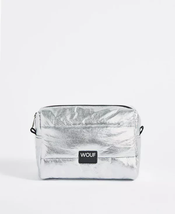 trousse de toilette silver glossy