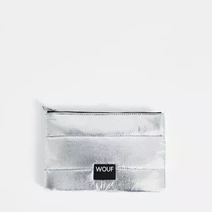 pochette silver glossy