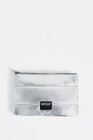 pochette silver glossy
