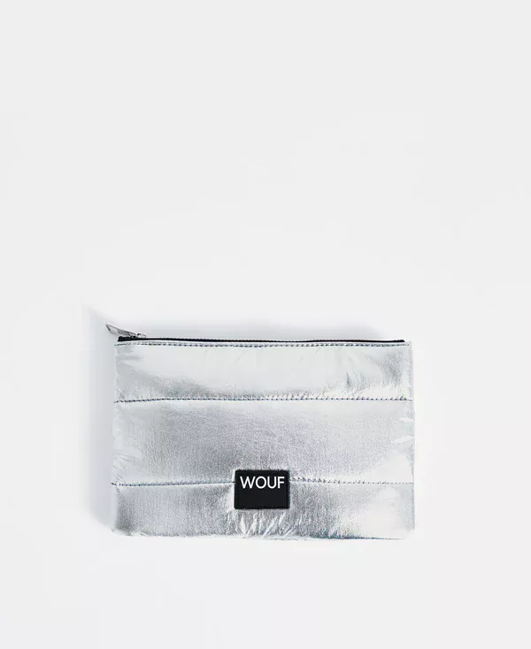 pochette silver glossy