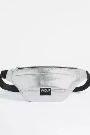 sac banane silver glossy