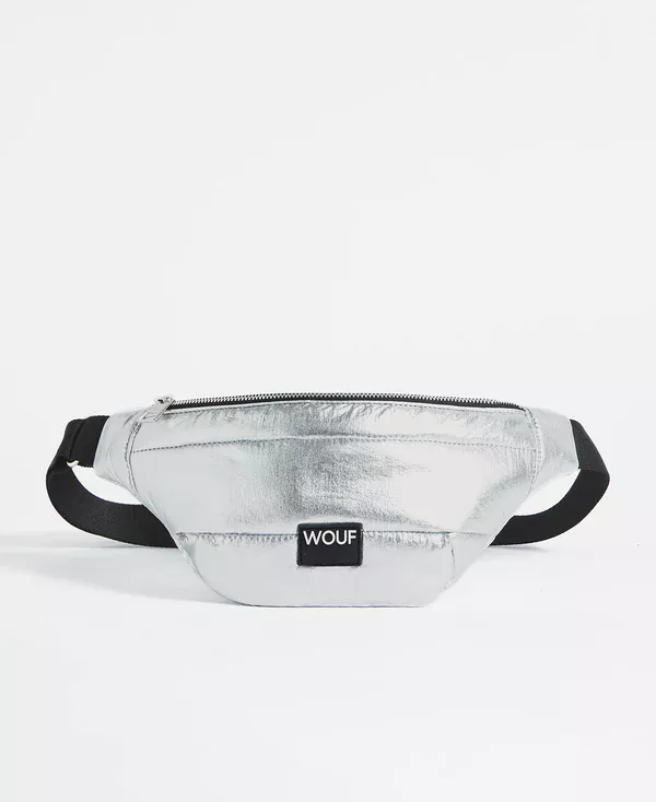 sac banane silver glossy