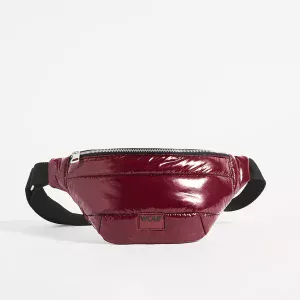 sac banane burgundy glossy