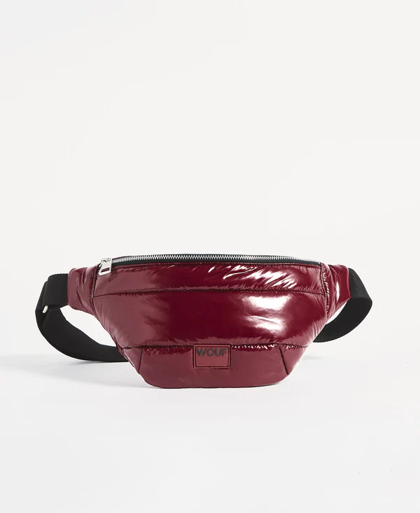 sac banane burgundy glossy