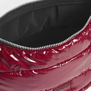 sac crossbody burgundy glossy – Image 4