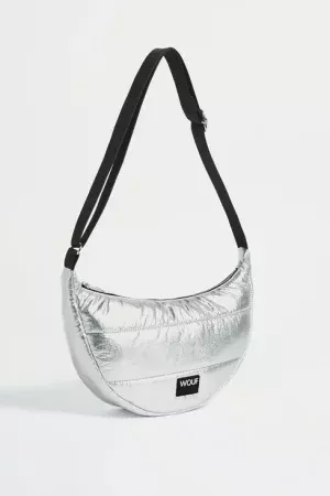 sac crossbody silver glossy – Image 4