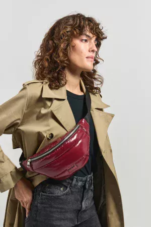 sac banane burgundy glossy – Image 2