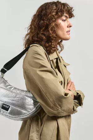 sac crossbody silver glossy – Image 2