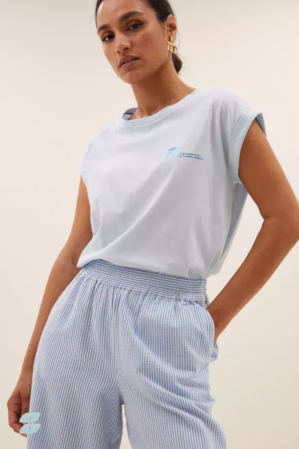 tee-shirt thelma bleu