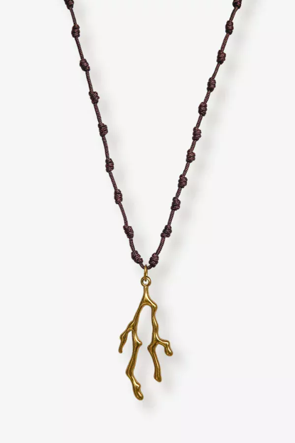 Collier cordon corail - cora