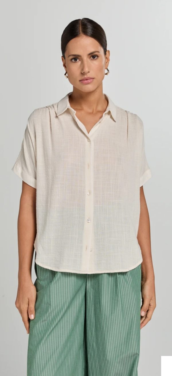 Blouse bluebell écru