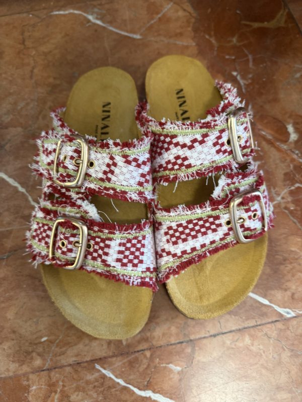 sandales rosso