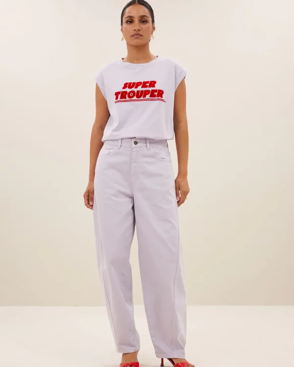 jean begum pastel lila