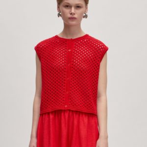 bodywarmer mina rouge – Image 2