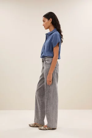 jean begum grey denim – Image 4