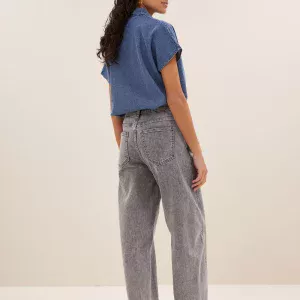 jean begum grey denim – Image 3