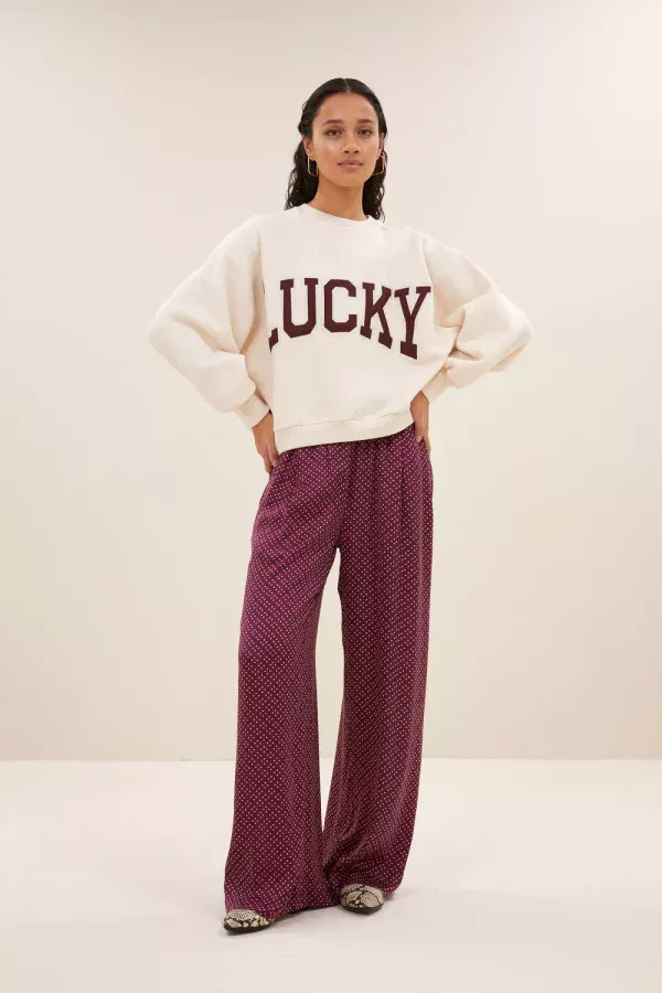 sweat lucky beige