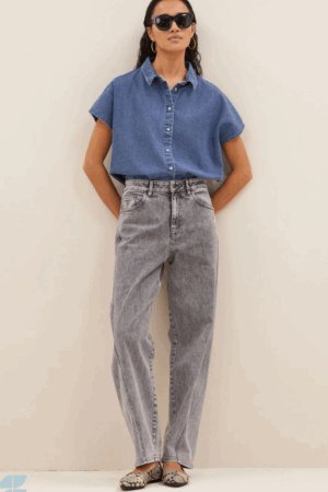 jean begum grey denim