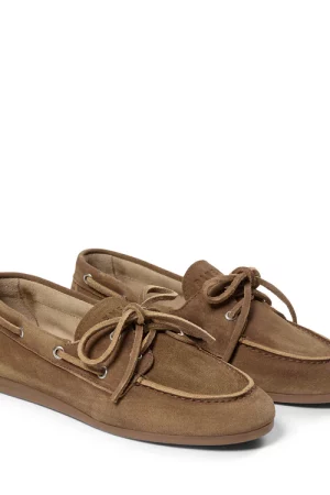 Chaussures marin taupe suède – Image 2