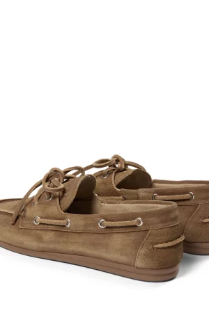 Chaussures marin taupe suède – Image 3
