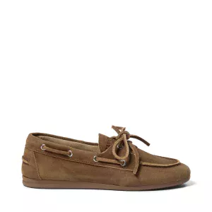 Chaussures marin taupe suède