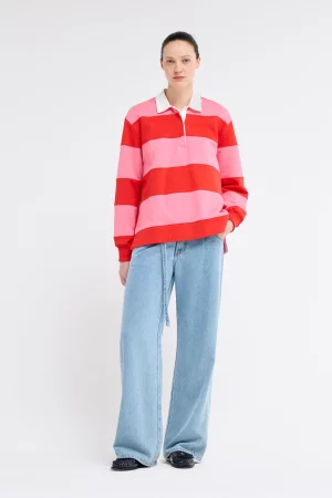 polo pink stripe brice