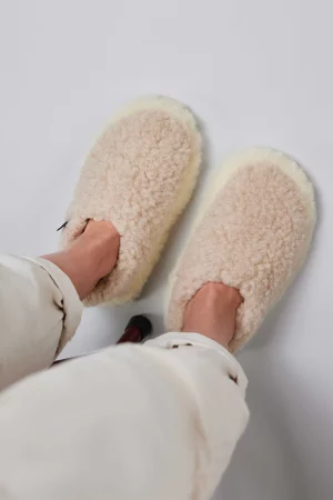 pantoufles desert brown