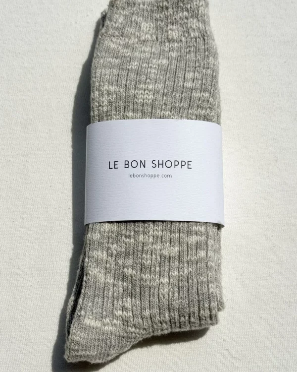 chaussettes cottage grises